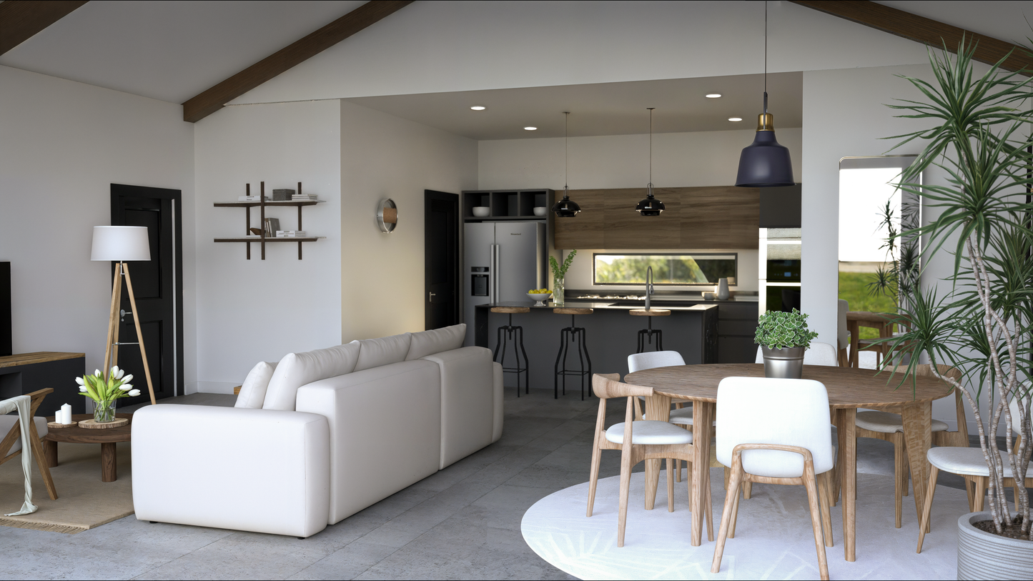 PL-61101 Lizbeth Barndominium House Plan