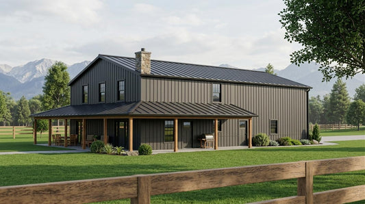 BG-20027 Hollis Barndominium House Plan