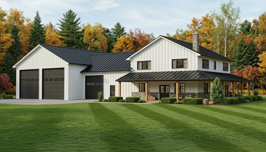 BG-20042 Prescott Barndominium House Plan