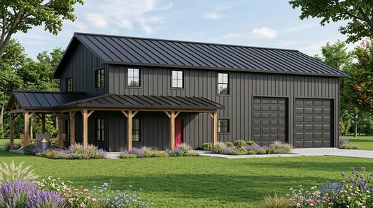BG-20052 Harrow Barndominium House Plan