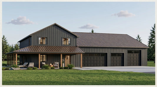 BG-20081 Vail Barndominium House Plan