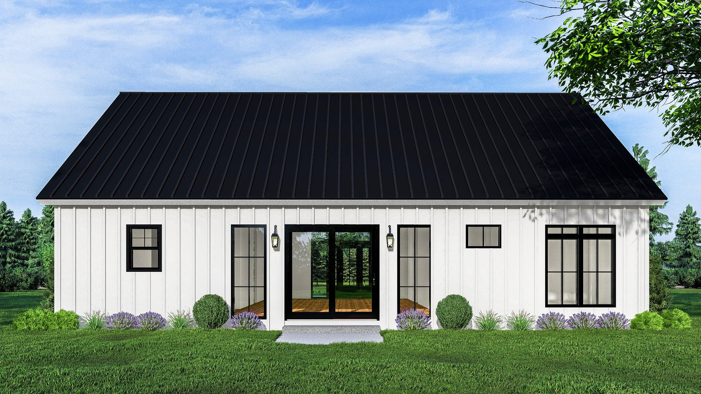 BCO-40001 Daxton Barndominium House Plan