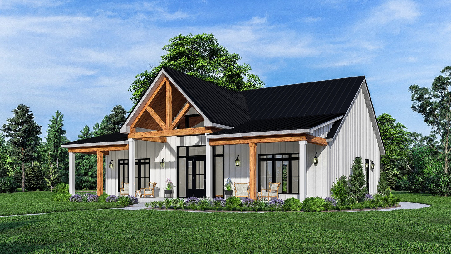 BCO-40001 Daxton Barndominium House Plan