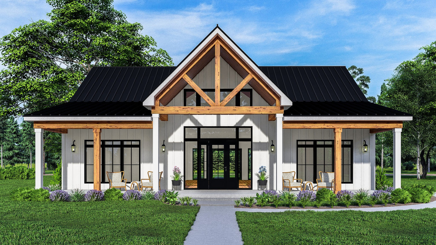 BCO-40001 Daxton Barndominium House Plan