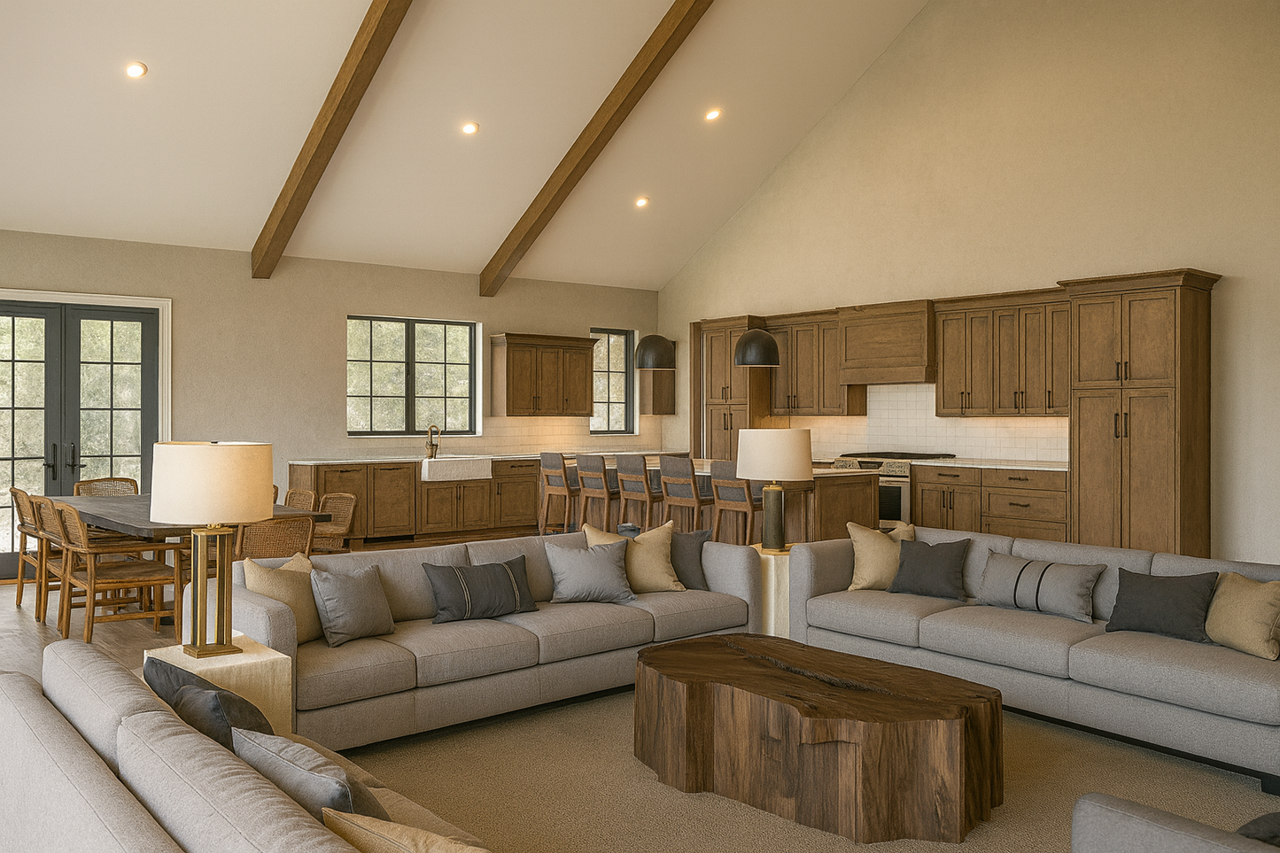 PL-62650 Oakdale Barndominium House Plan