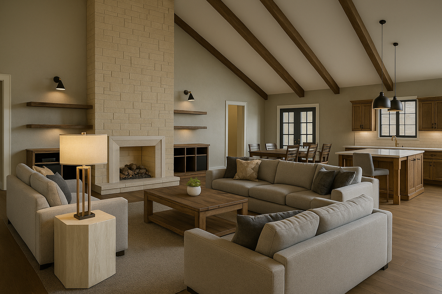 PL-62650 Oakdale Barndominium House Plan