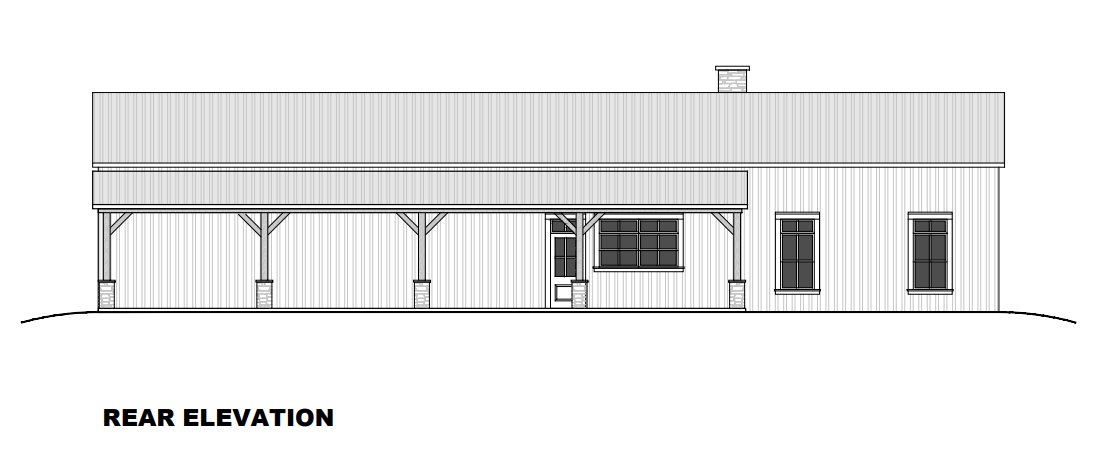 AK-4001 Ironwood Barndominium House Plan