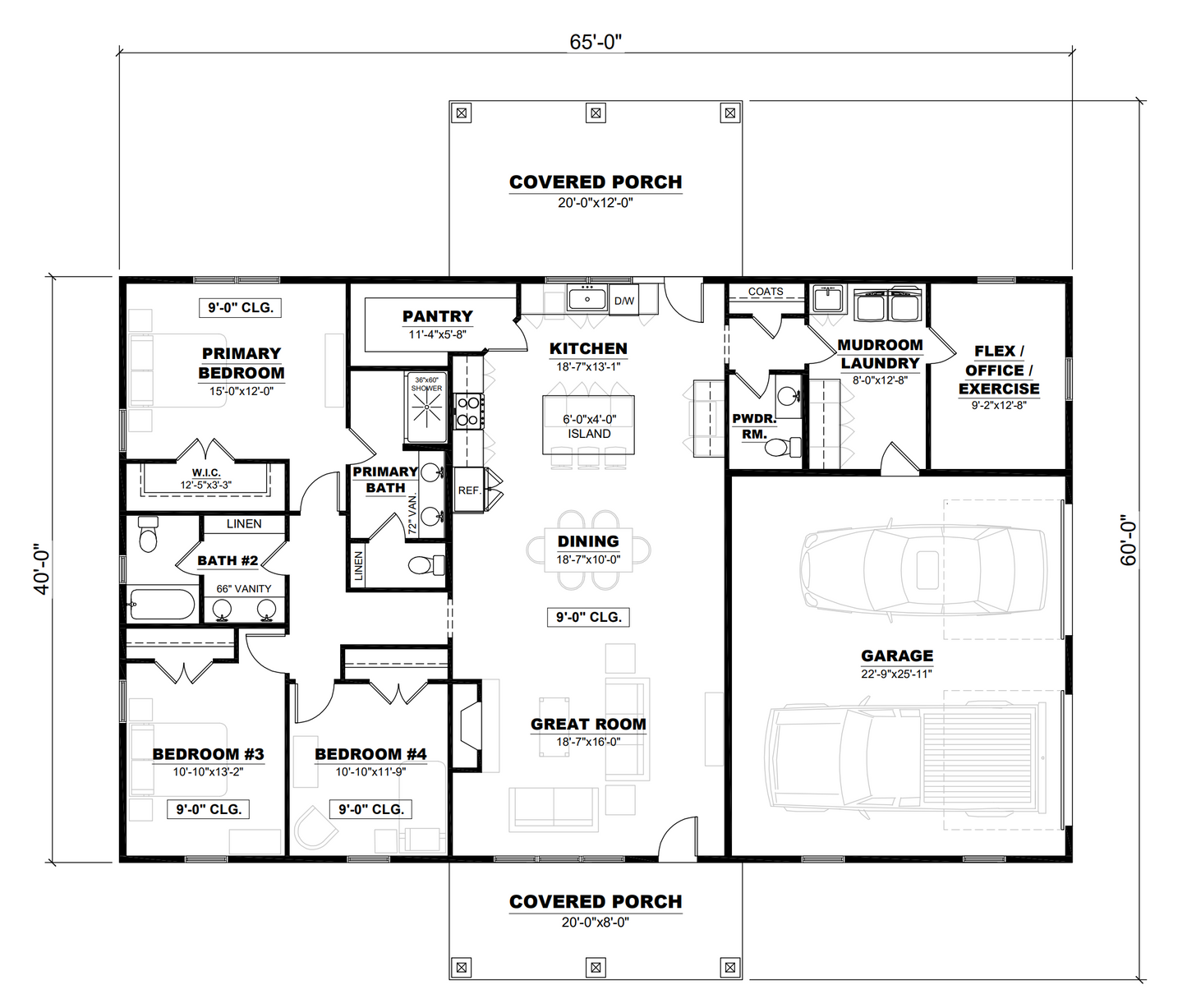 AK-4005 Ashford Barndominium House Plan