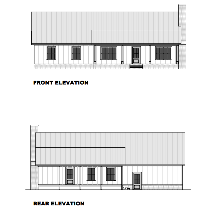 AK-4006-B Langford Barndominium House Plan