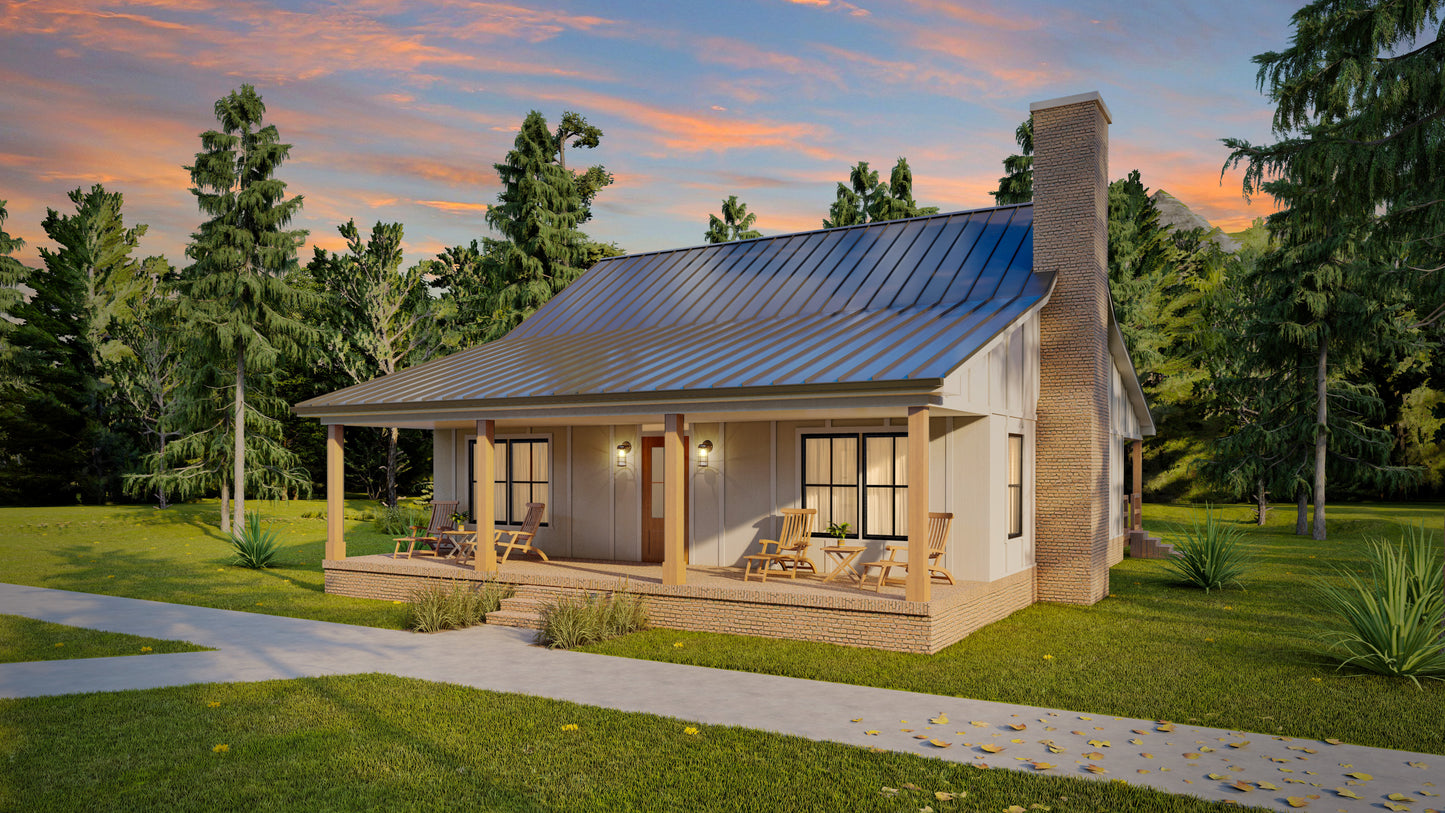 AK-4006 Blackthorn Barndominium House Plan