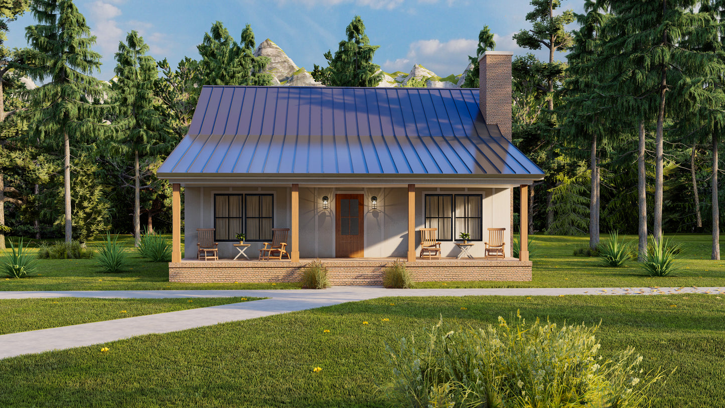 AK-4006 Blackthorn Barndominium House Plan