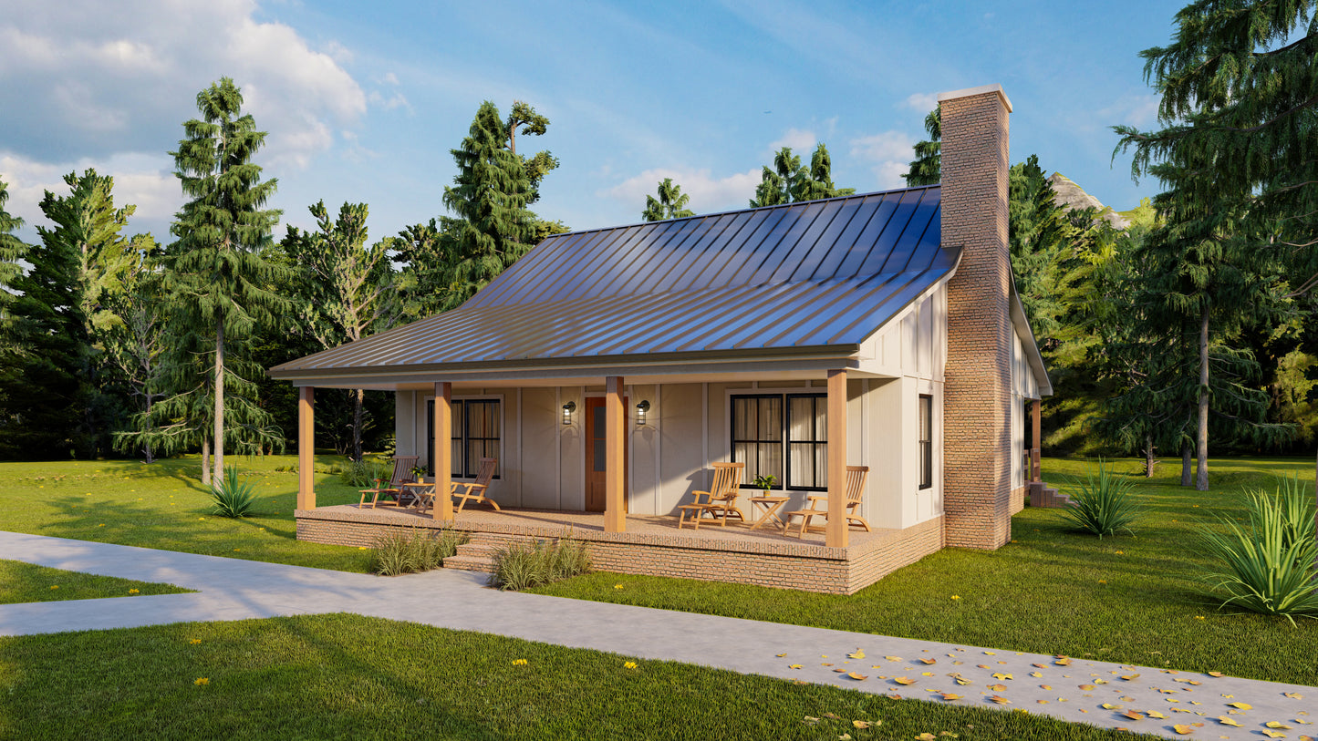 AK-4006 Blackthorn Barndominium House Plan
