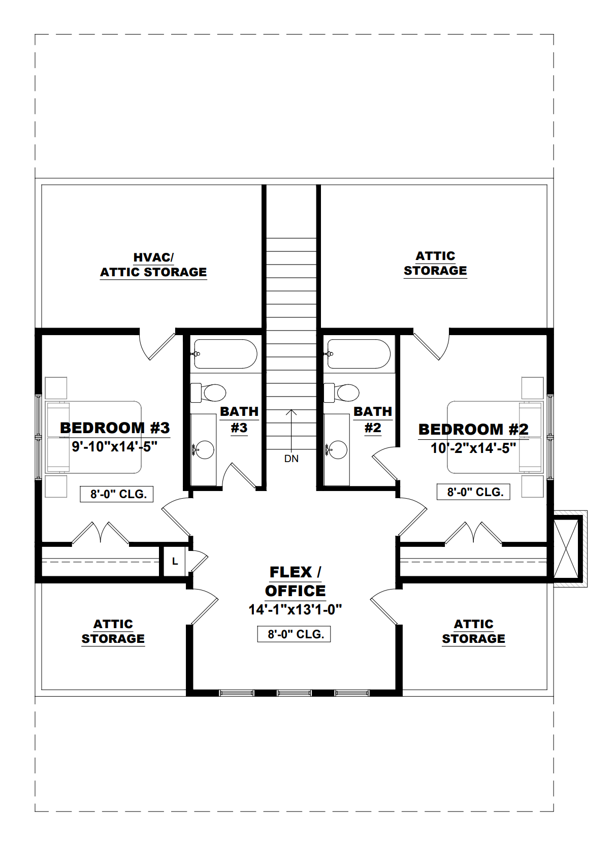 AK-4007-B Clarion Barndominium House Plan