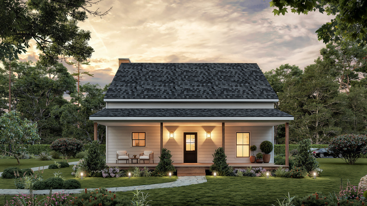 AK-4007-C Aurelia Barndominium House Plan
