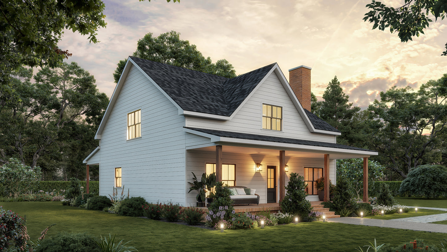 AK-4007-C Aurelia Barndominium House Plan