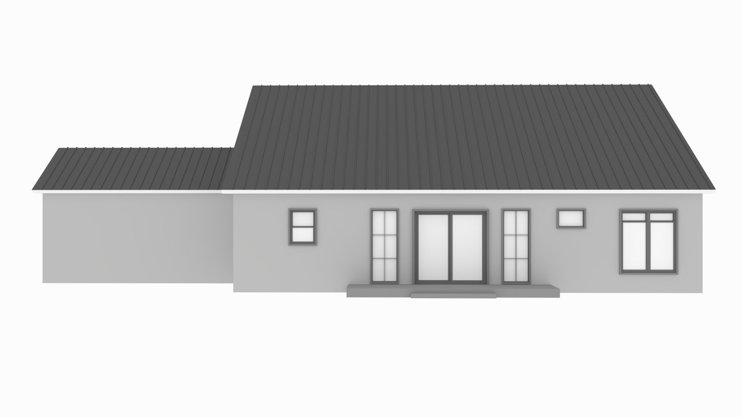 BCO-40001-G Grandview Barndominium House Plan