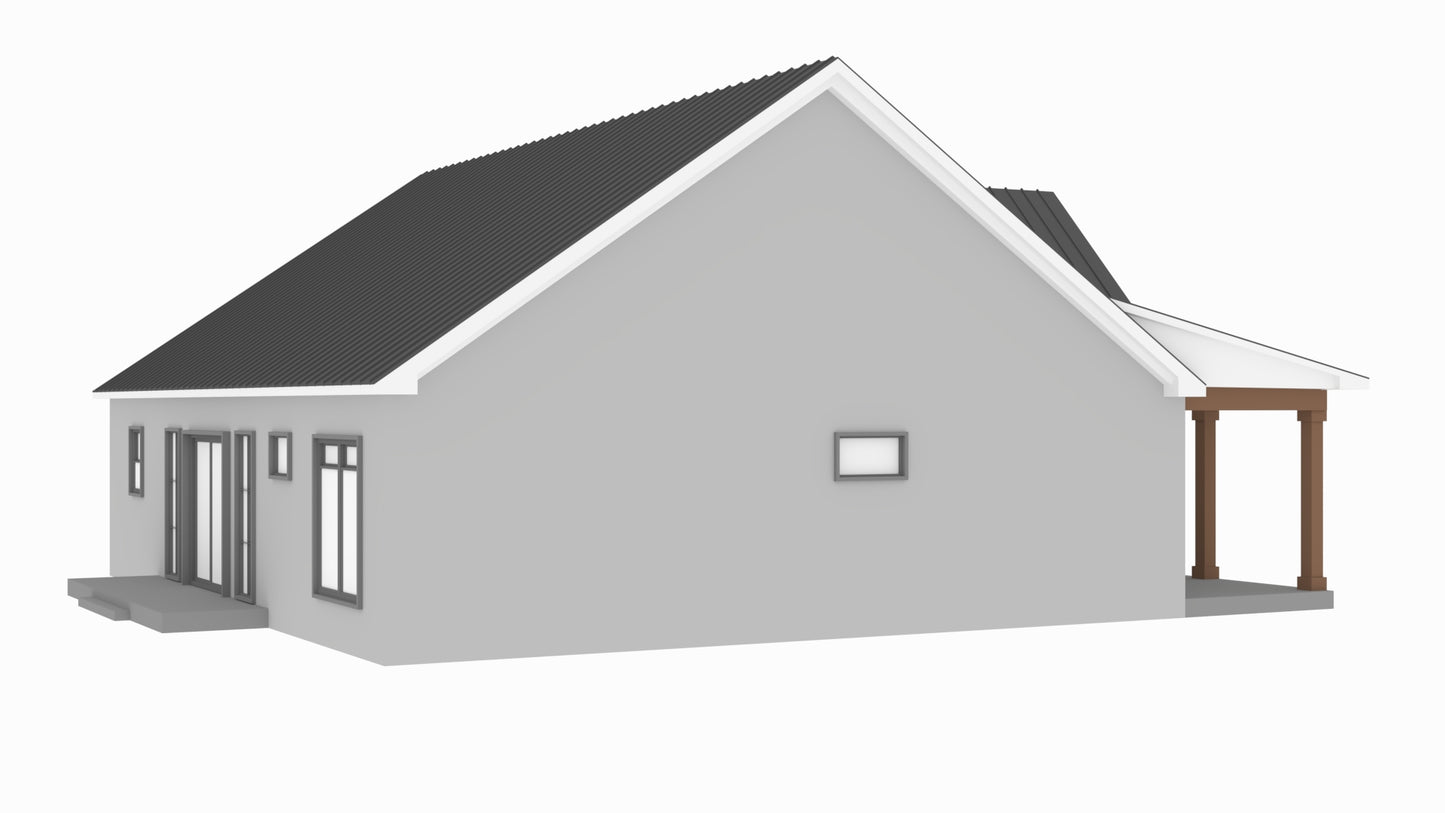 BCO-40001-G Grandview Barndominium House Plan