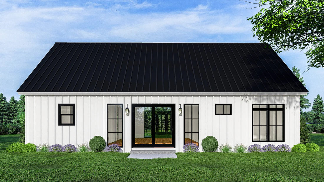 BCO-40001-R Eden Barndominium House Plan