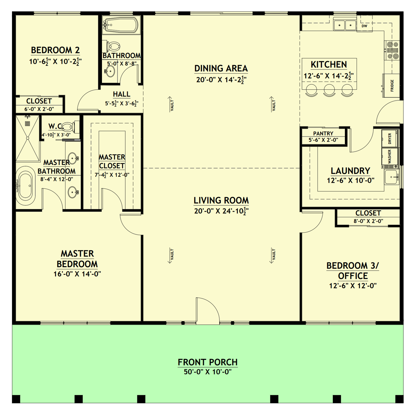 BCO-40001 Daxton Barndominium House Plan