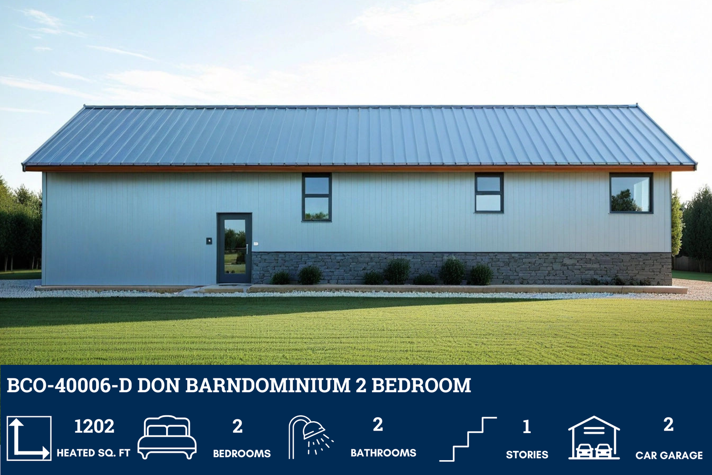 BCO-40006-D Don Barndominium House Plan