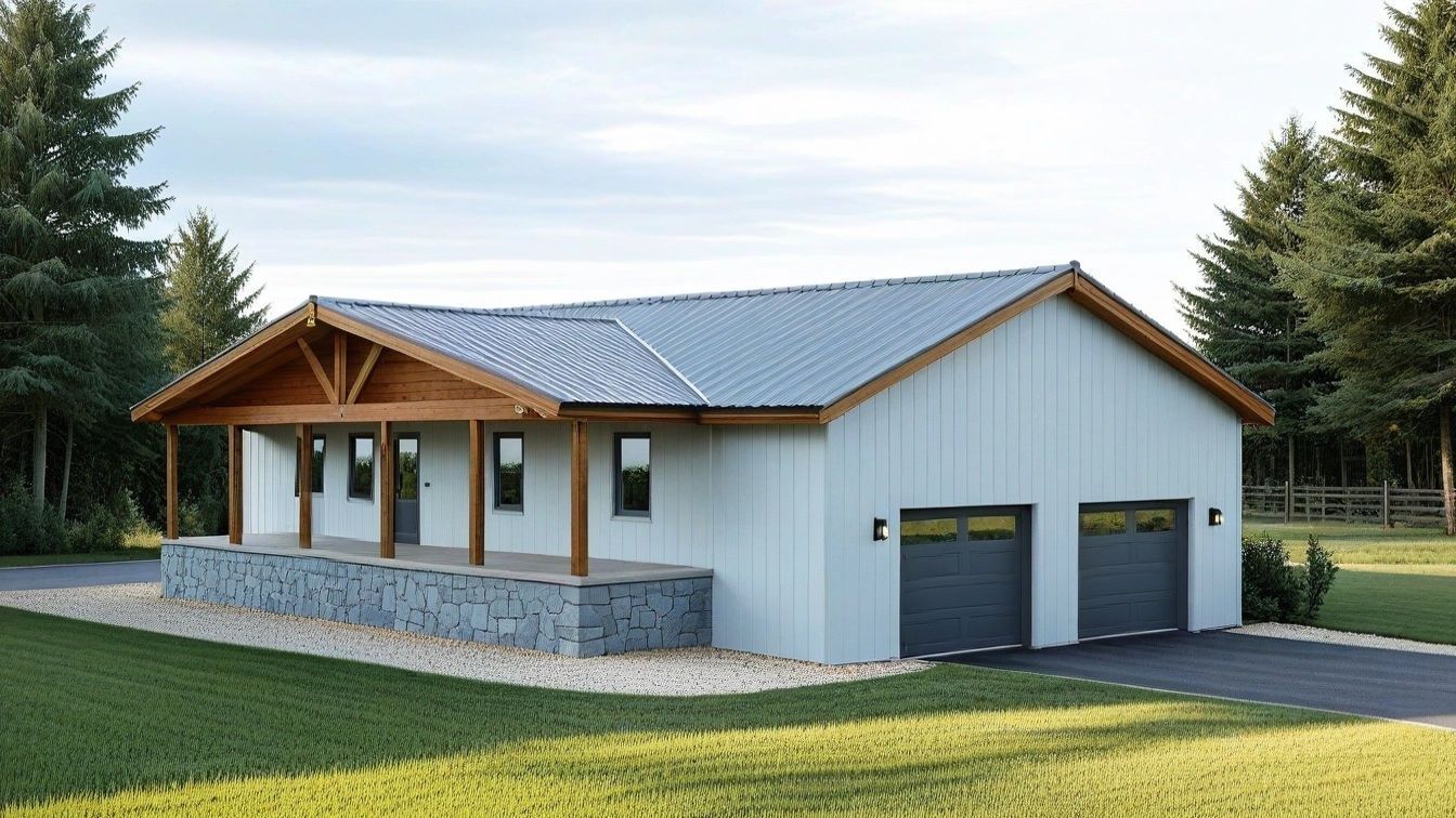 BCO-40006-D Don Barndominium House Plan