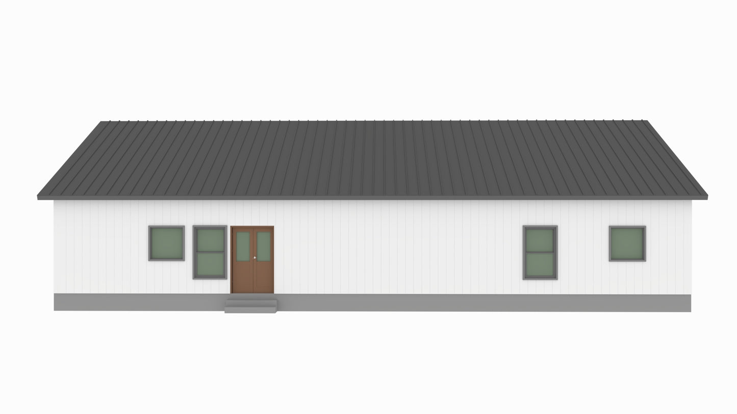 BCO-40007 Sandra Barndominium House Plan