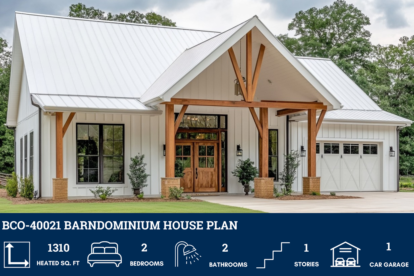 BCO-40021 Barndominium House Plan