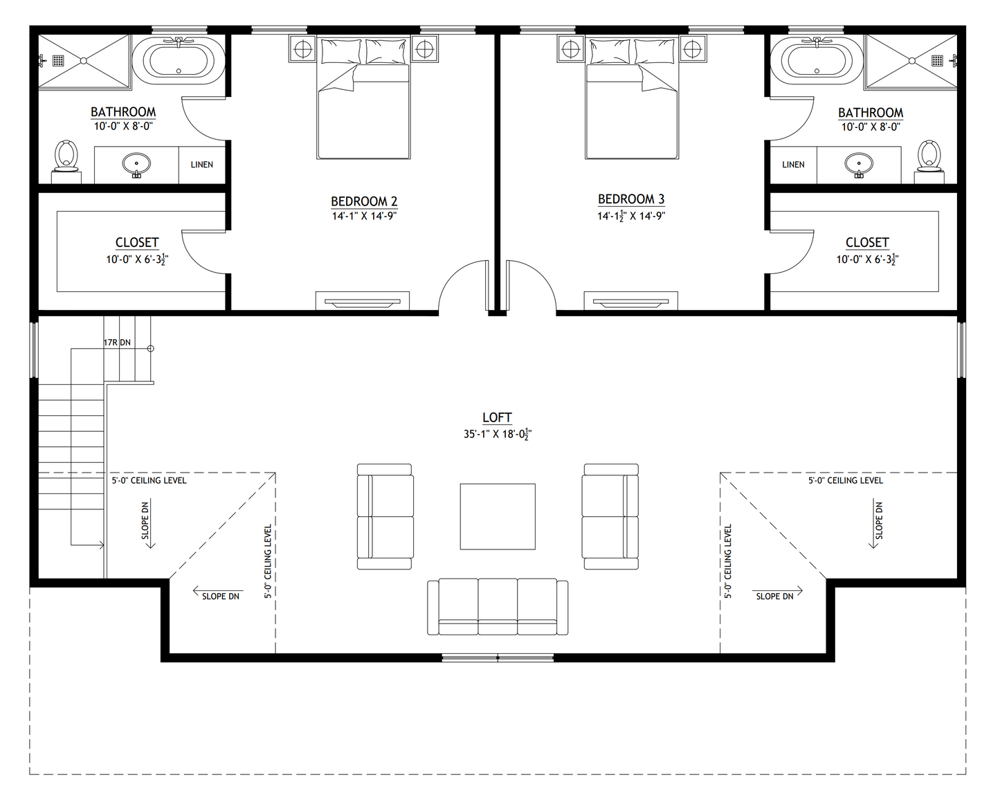 BCO-40034 Cougar Barndominium House Plan