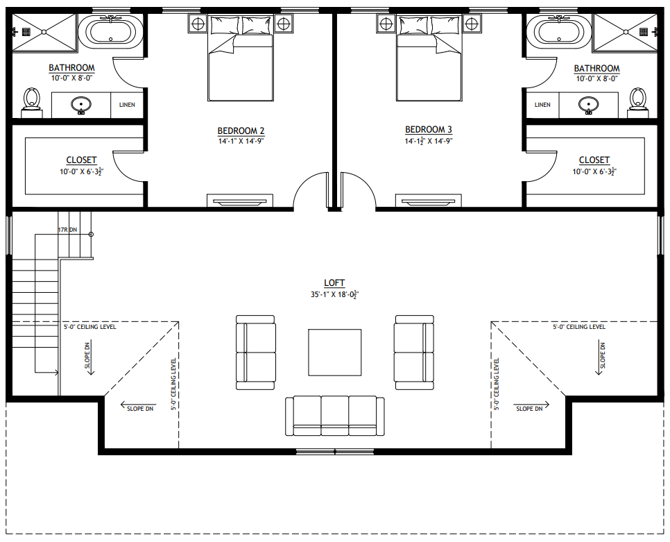 BCO-40034 Cougar Barndominium House Plan