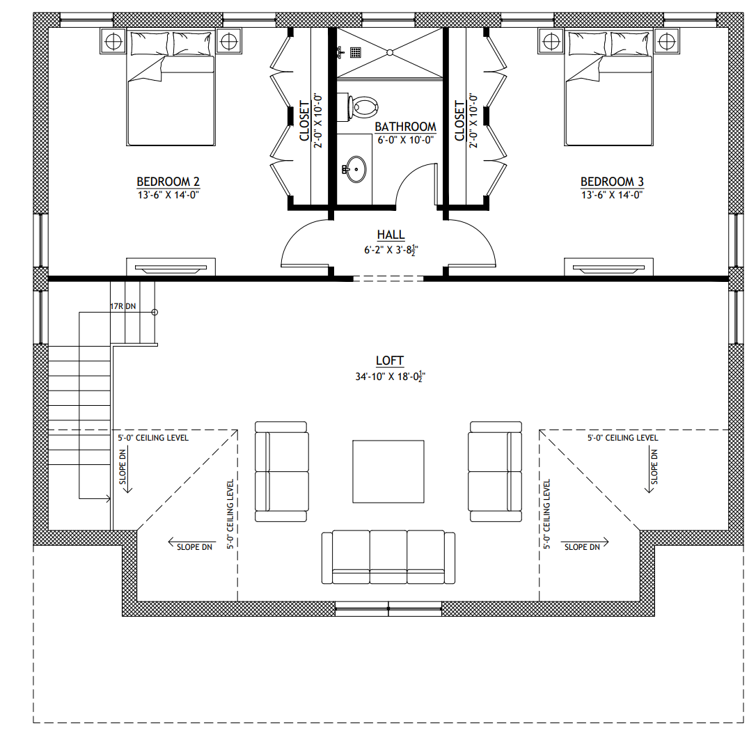 BCO-40034-B Brandon Barndominium House Plan
