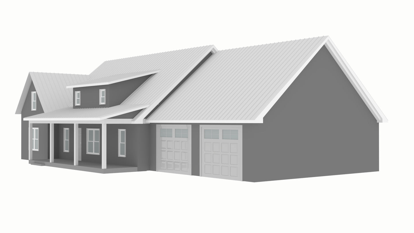 BCO-40037 Katherine Barndominium House Plan