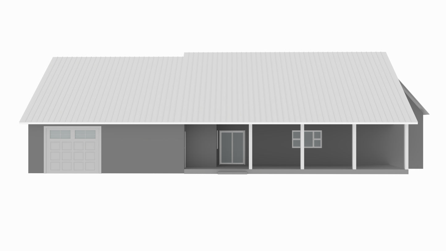 BCO-40037 Katherine Barndominium House Plan
