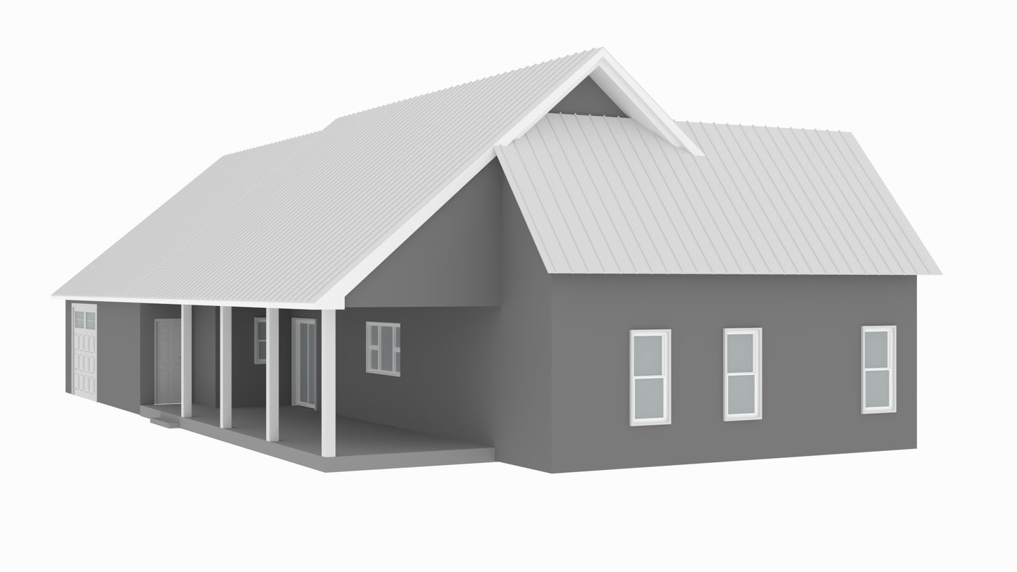 BCO-40037 Katherine Barndominium House Plan