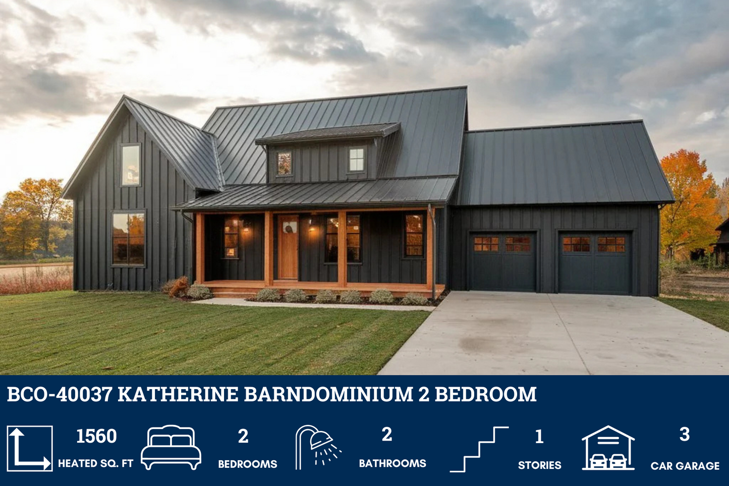 BCO-40037 Katherine Barndominium House Plan