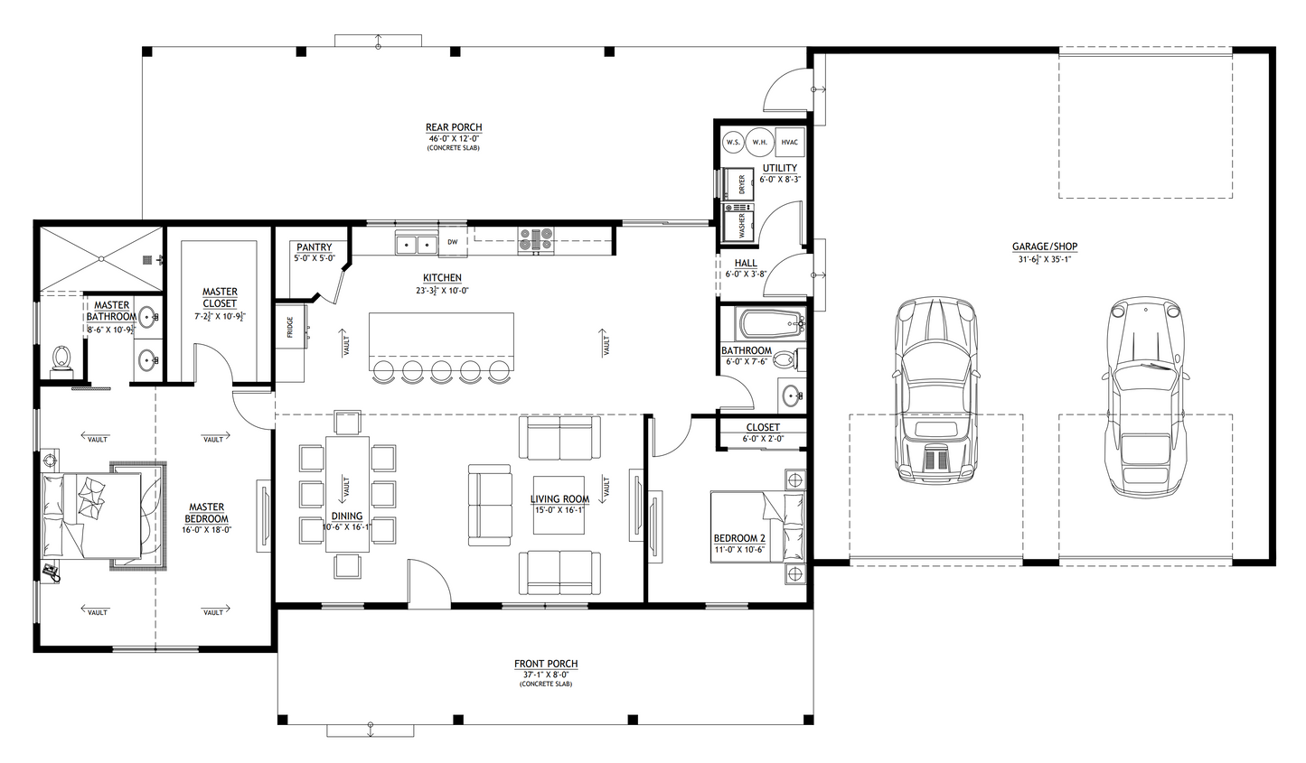 BCO-40037 Katherine Barndominium House Plan