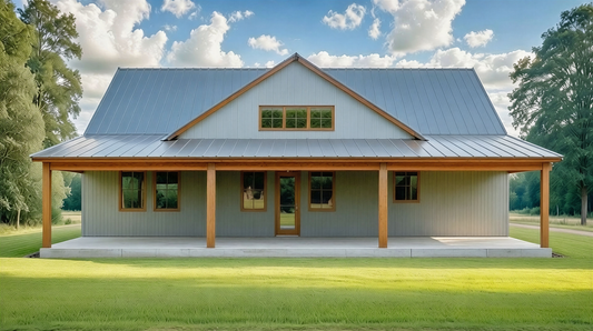 BCO-40041-C Castle Barndominium House Plan