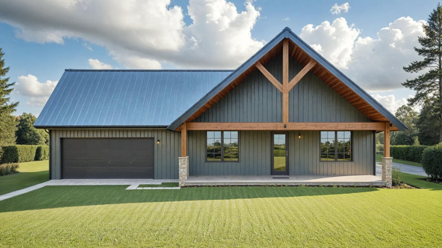 BCO-40043 Harris Barndominium House Plan
