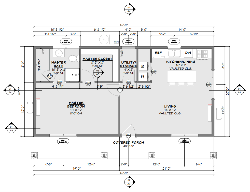 BCO-40050 Kirk Barndominium House Plan