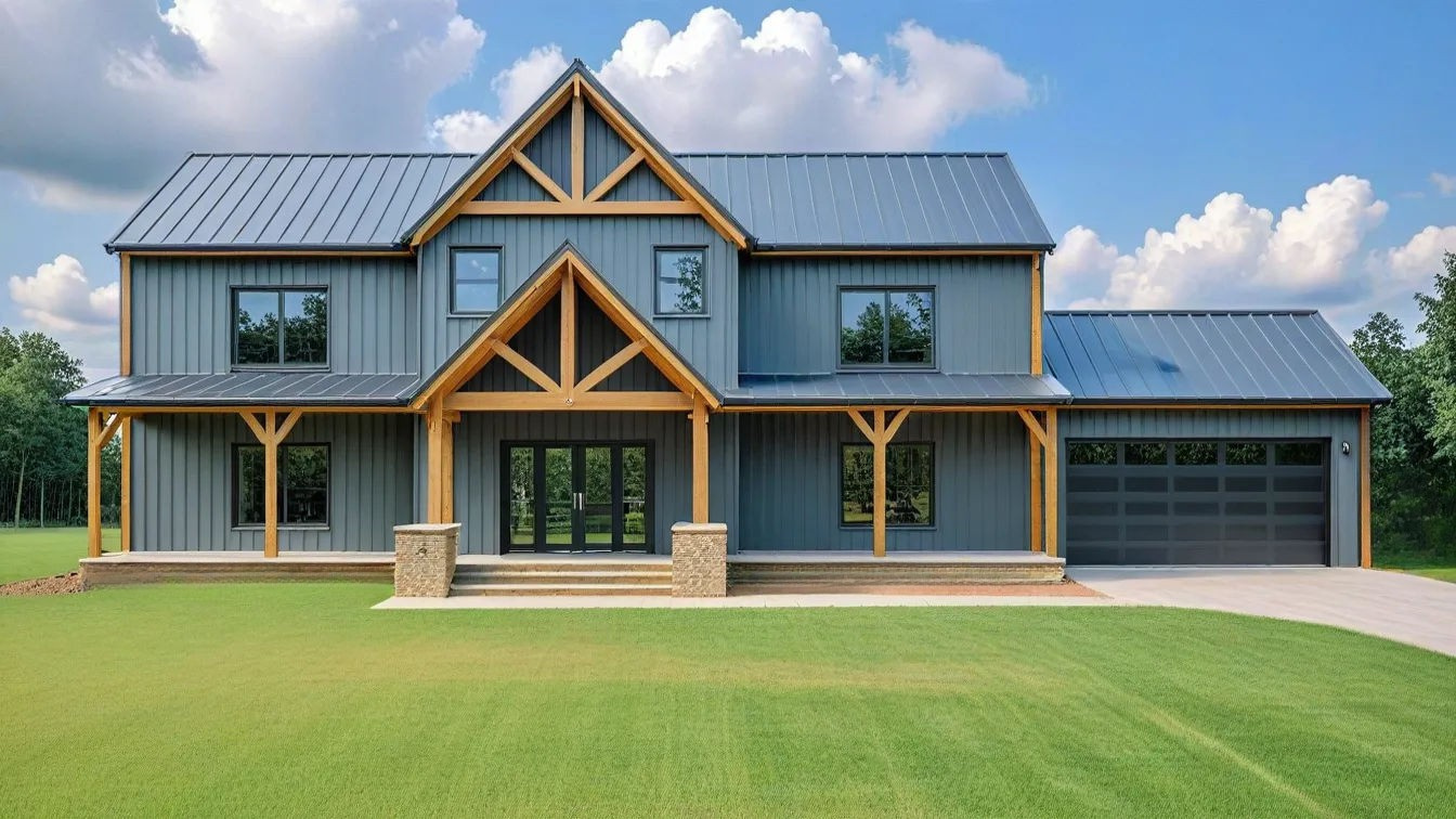 BCO-40052 Michael Barndominium House Plan