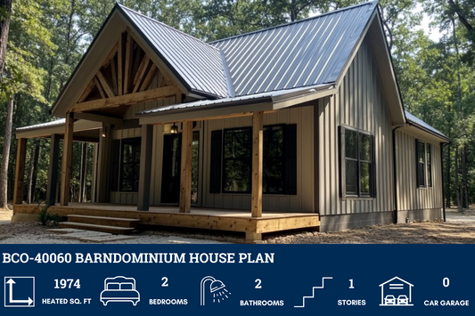 BCO-40060 Barndominium House Plan
