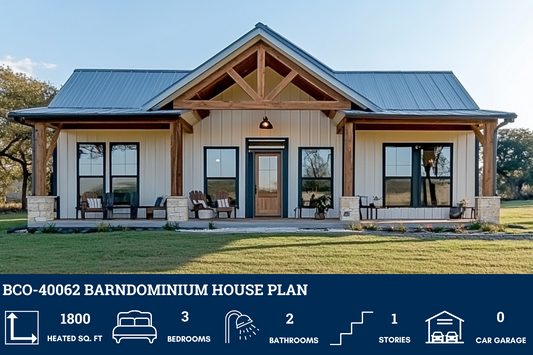 BCO-40062 Barndominium House Plan