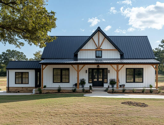 BCO-40063 Houston Barndominium House Plan