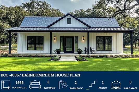 BCO-40067 Barndominium House Plan