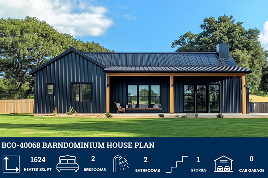 BCO-40068 Barndominium House Plan