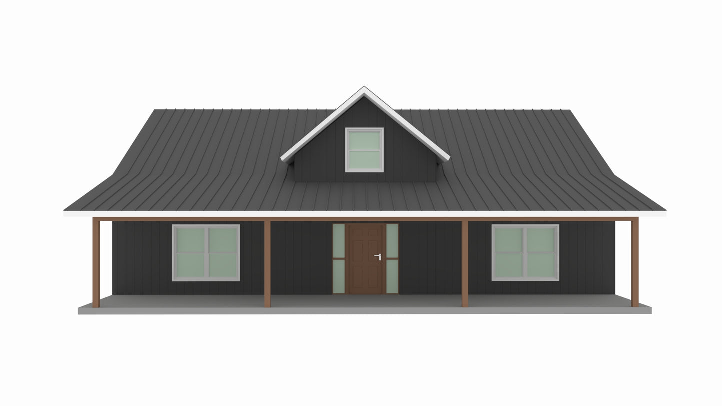 BCO-40069 Jay Barndominium House Plan