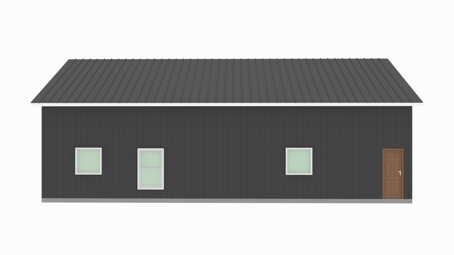 BCO-40069 Jay Barndominium House Plan