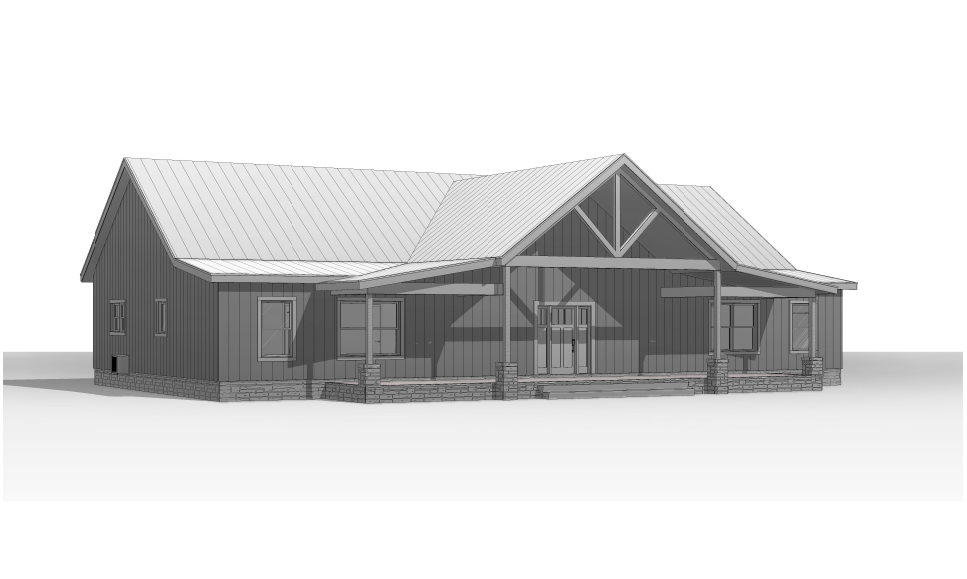BCO-40073 Wilbur Barndominium House Plan