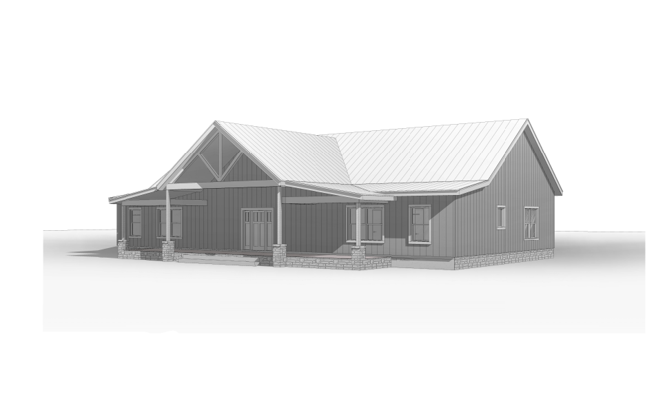 BCO-40073 Wilbur Barndominium House Plan