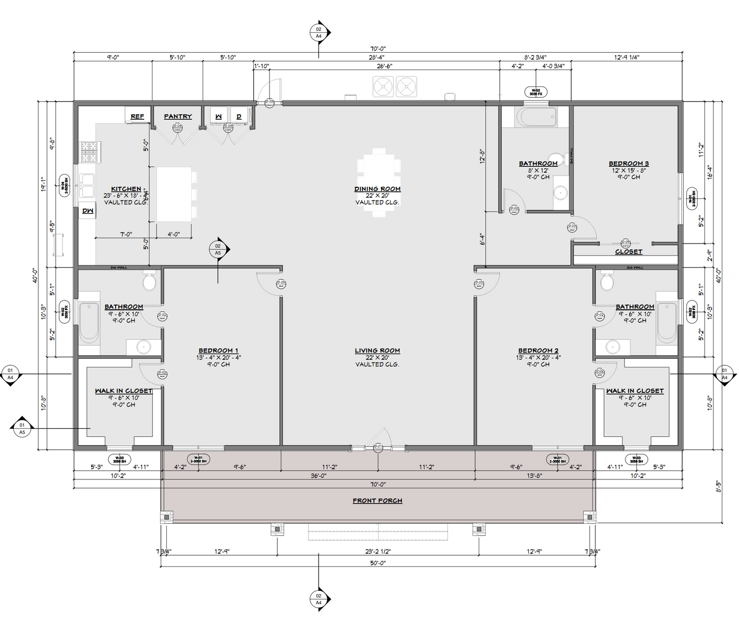 BCO-40073 Wilbur Barndominium House Plan