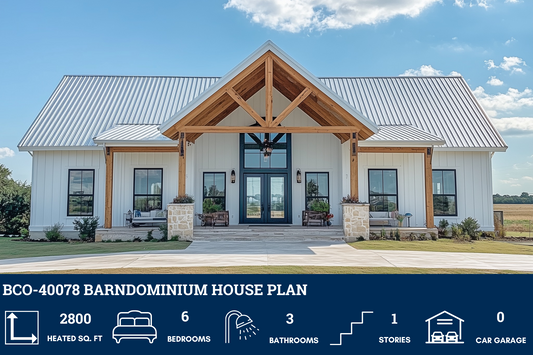 BCO-40078 Barndominium House Plan